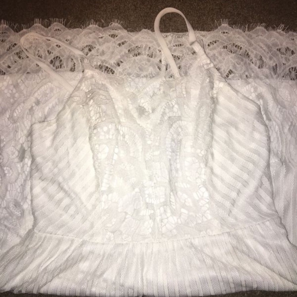 White dress lace